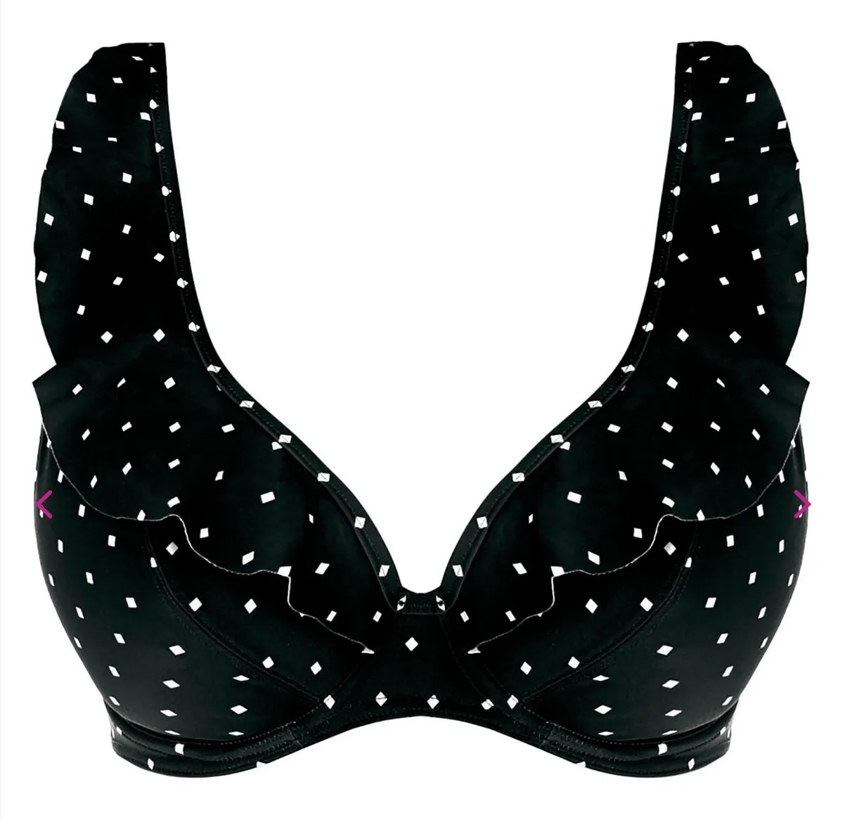 Jewel Cove High-Apex Top AS7230 - Black Dots