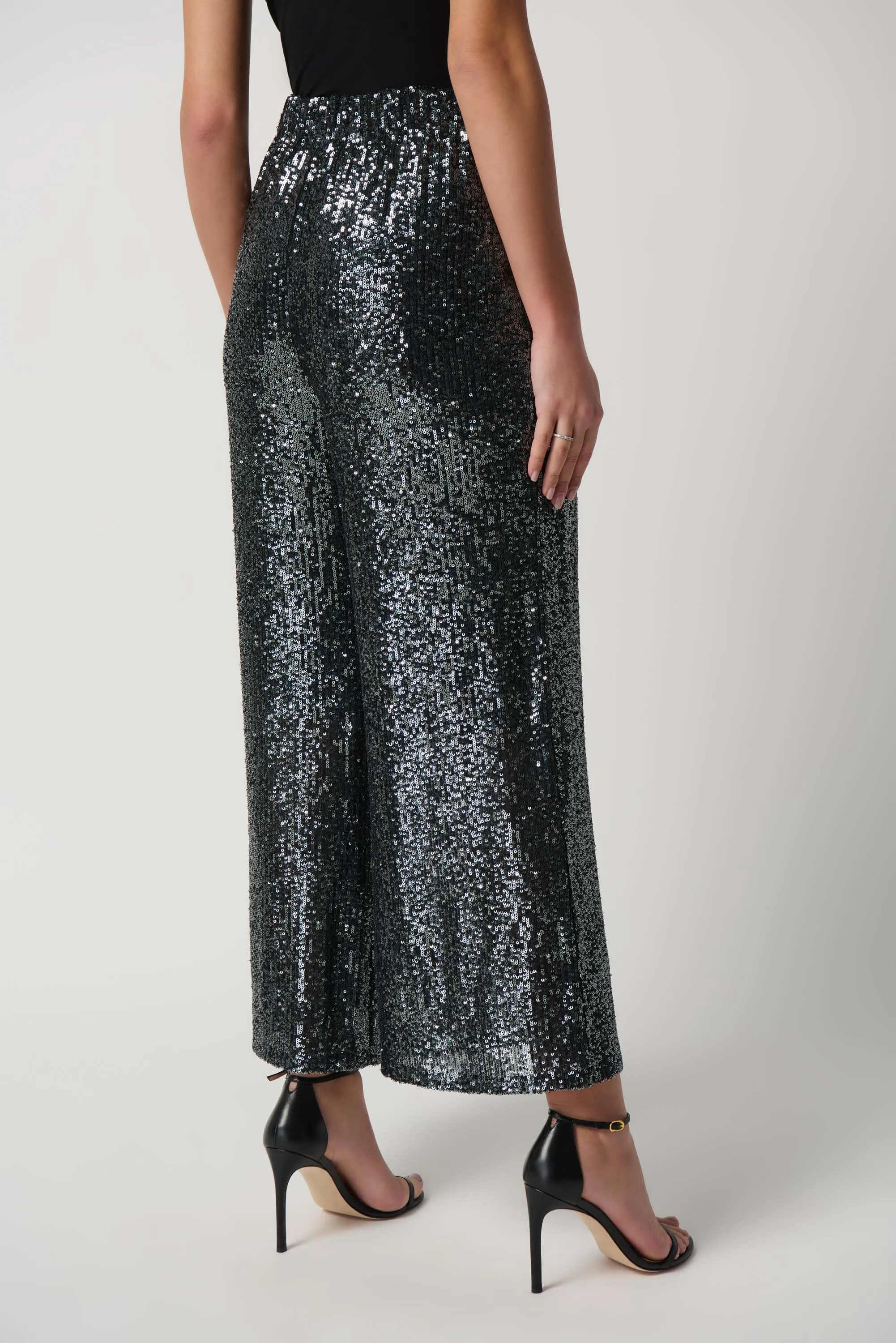 Joseph Ribkoff Sequin Pull-On Culotte Pants Jr234215