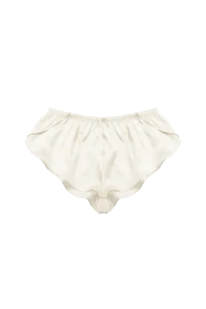 KHAY ALMOND: ORGANIC SILK CULOTTES