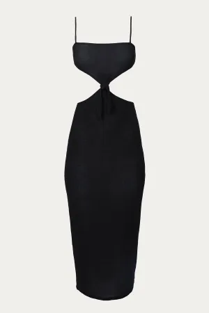 KNIT MIDI DRESS