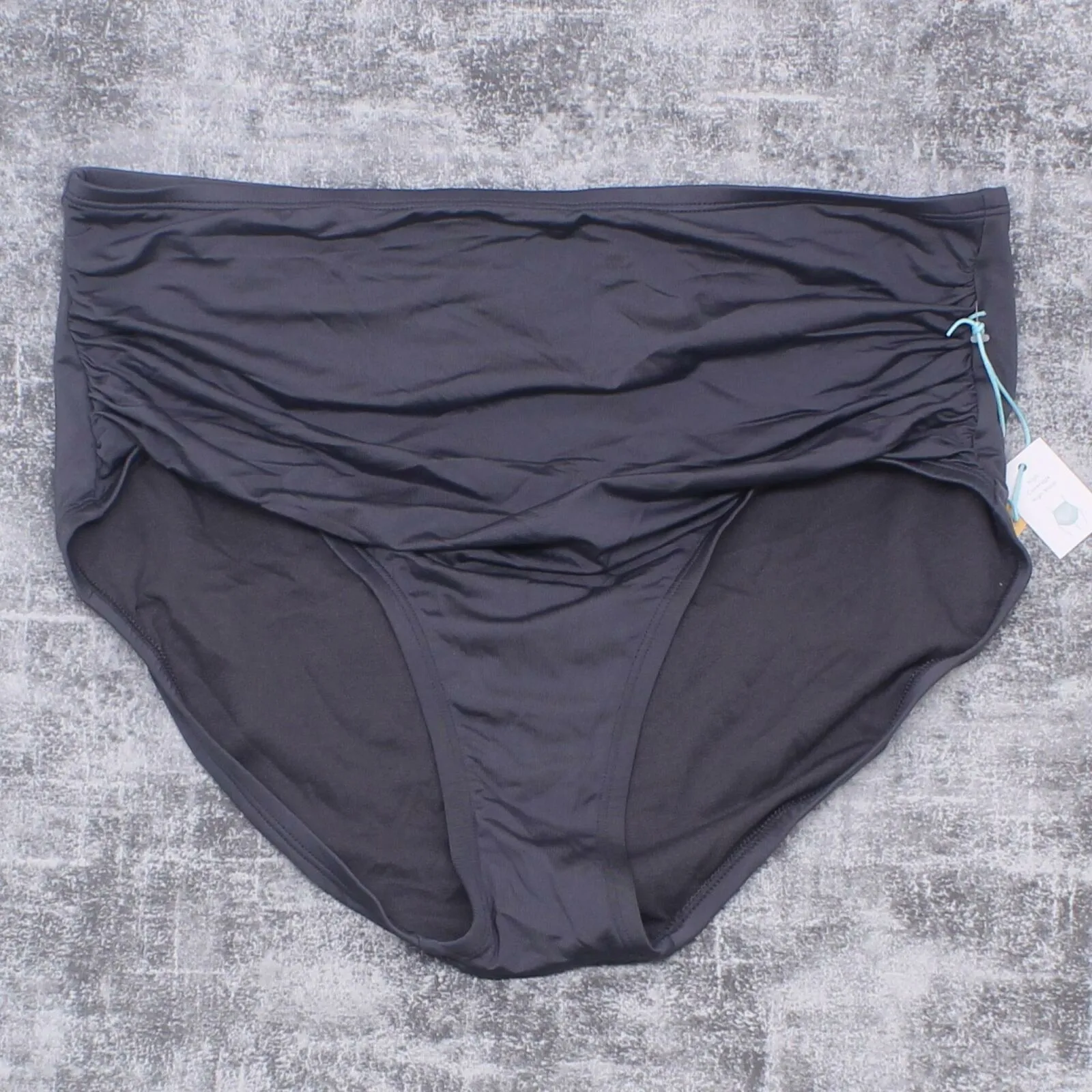Kona Sol Women's Full Coverage High Waist Swim Bikini Bottom