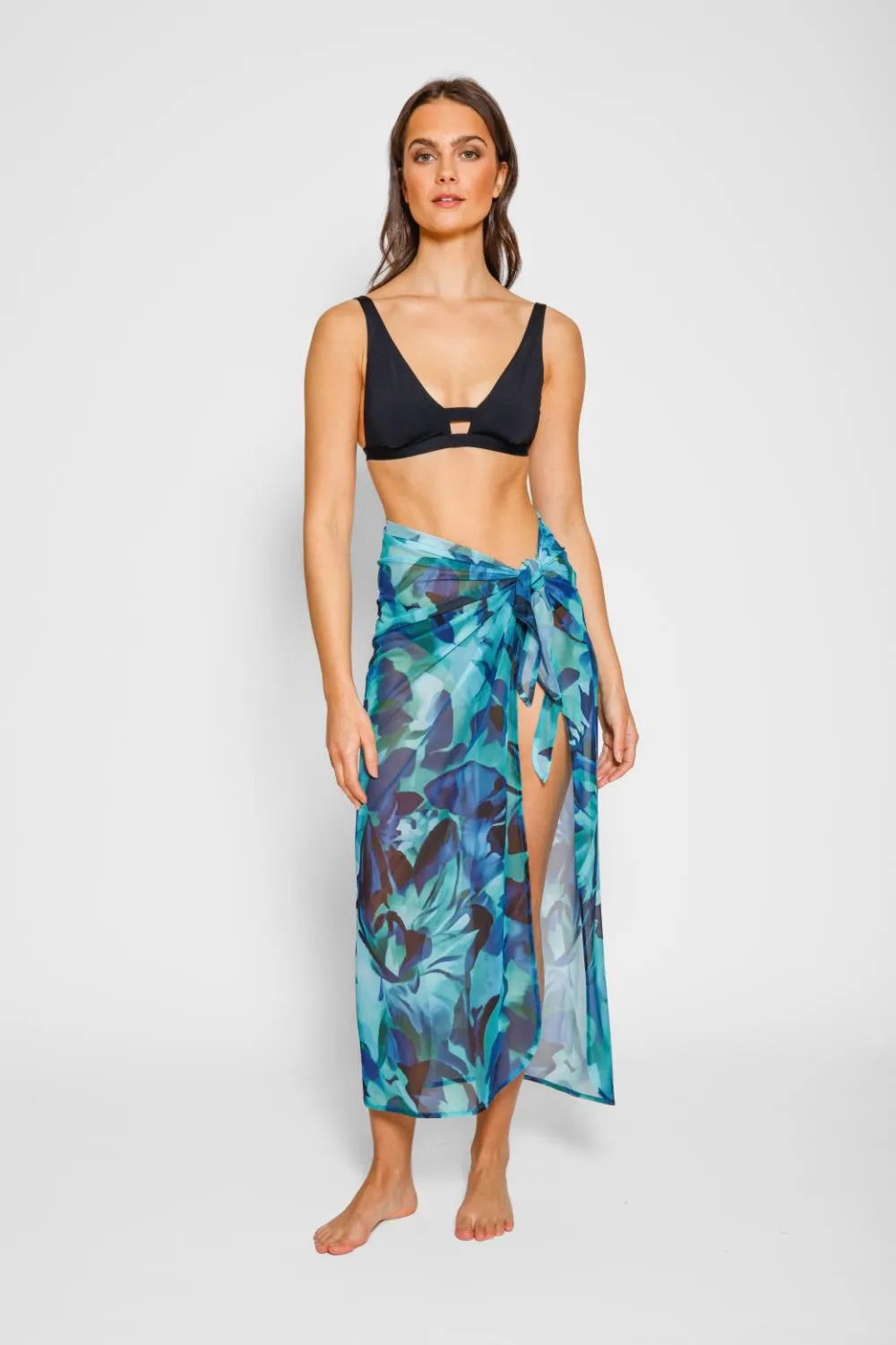 Koy Seascape Mesh Long Sarong