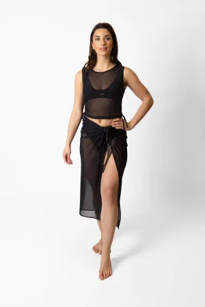 Koy Seascape Mesh Long Sarong