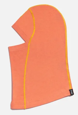 Le Bent Kids Midweight Balaclava Firey Coral