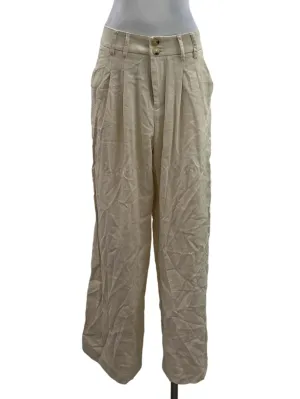 Light Beige Double Button Pants