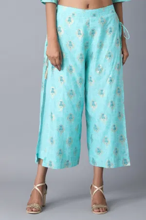 Light Blue Straight Culottes