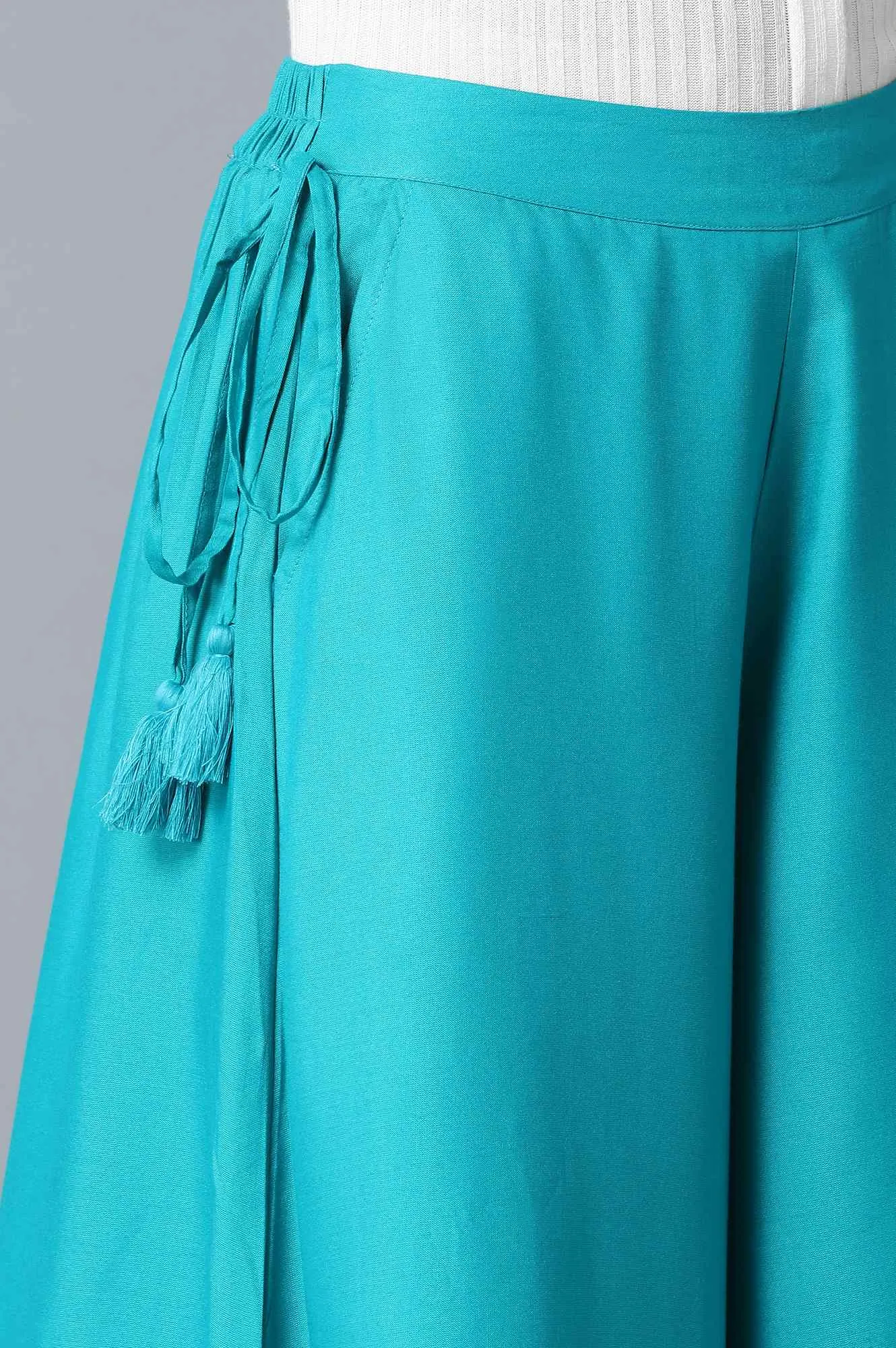 Light Blue Straight Culottes