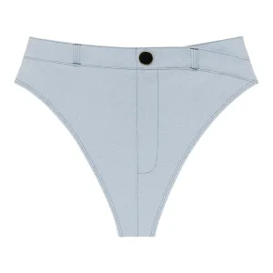 Light Denim Shortie Bikini Bottom