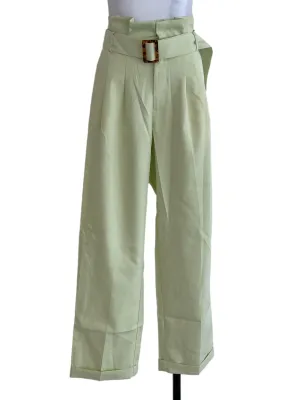 Light Green Plain Pants