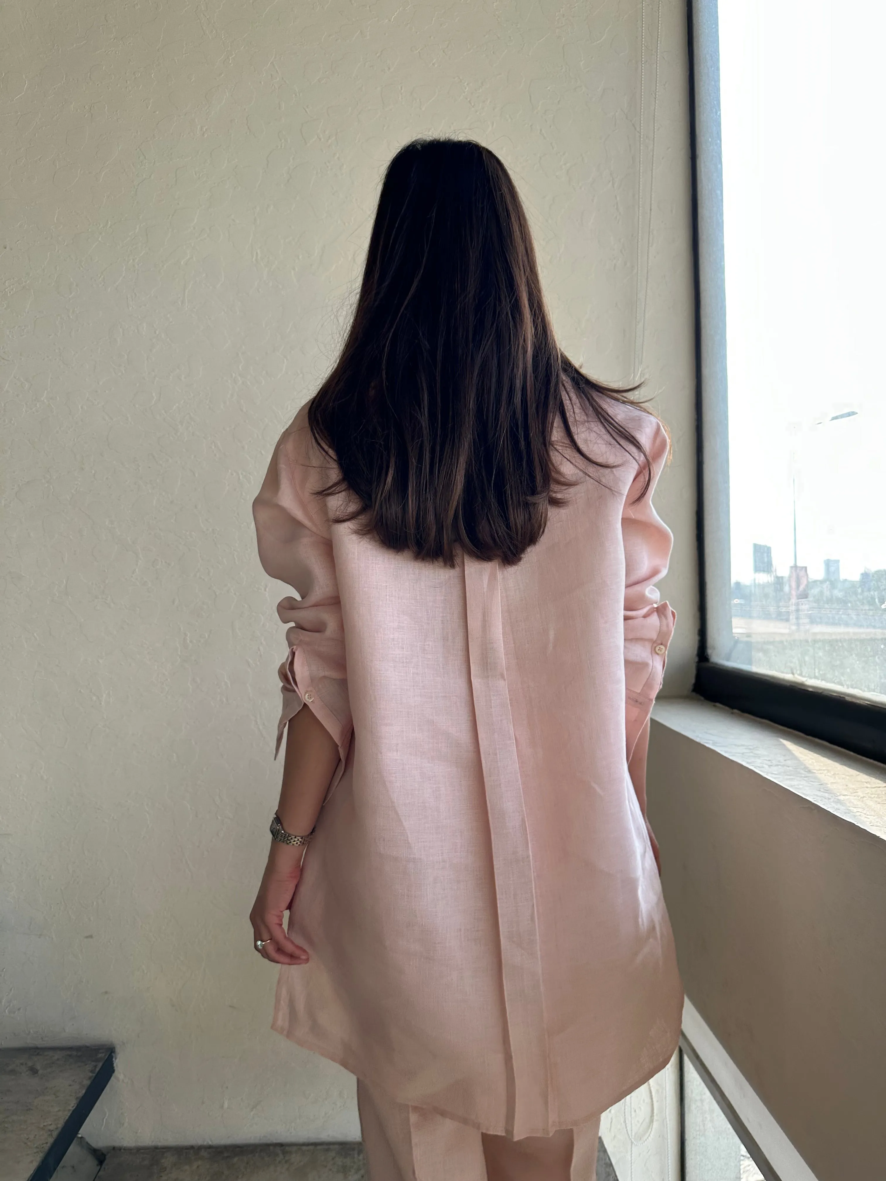 Light Pink Linen Willow Set