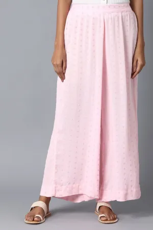 Light Pink Loose Fit Palazzo
