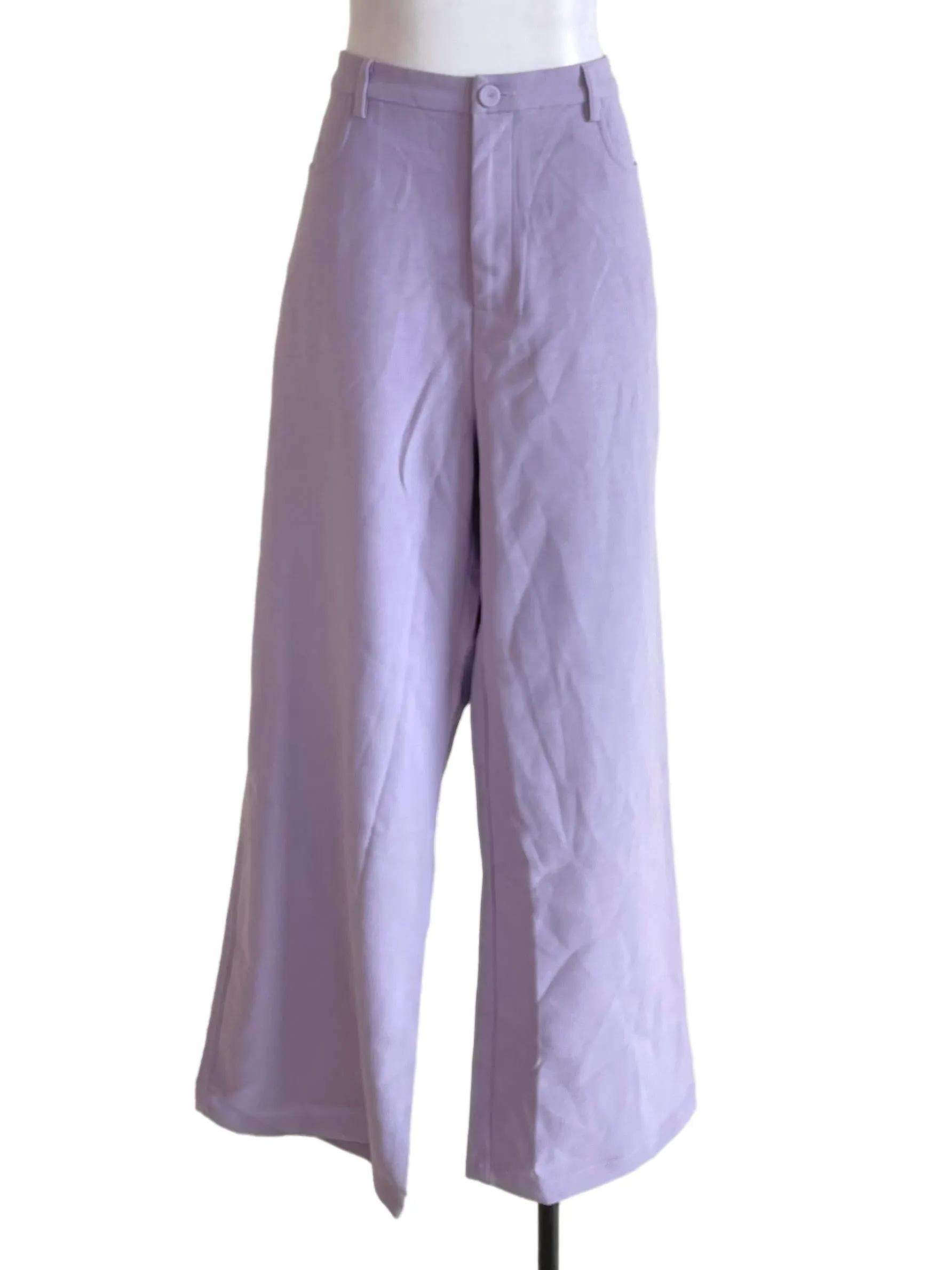 Light Purple Straight Pants TCL