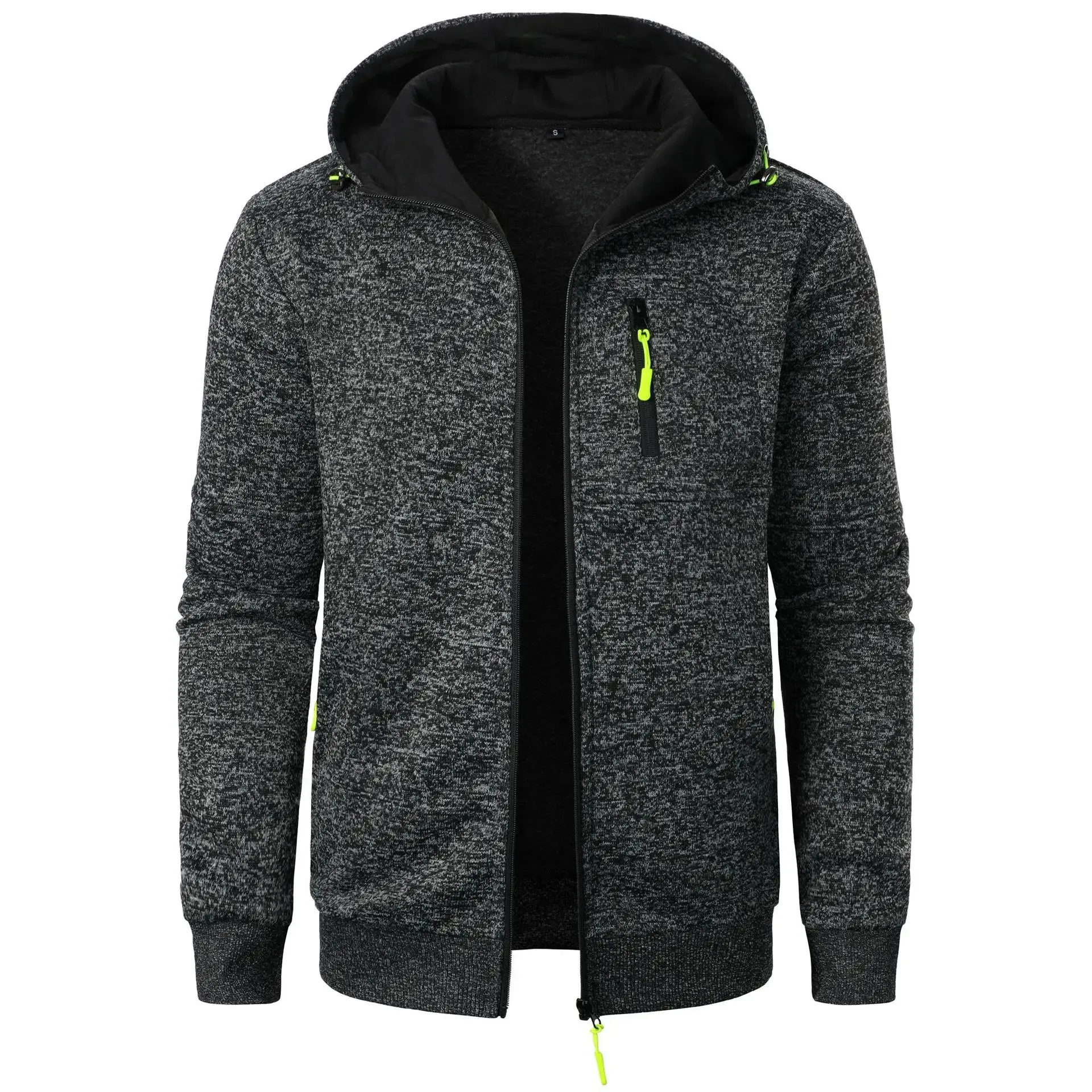 Lightweight and Breathable Zip up Hoodie with Zipper Pockets