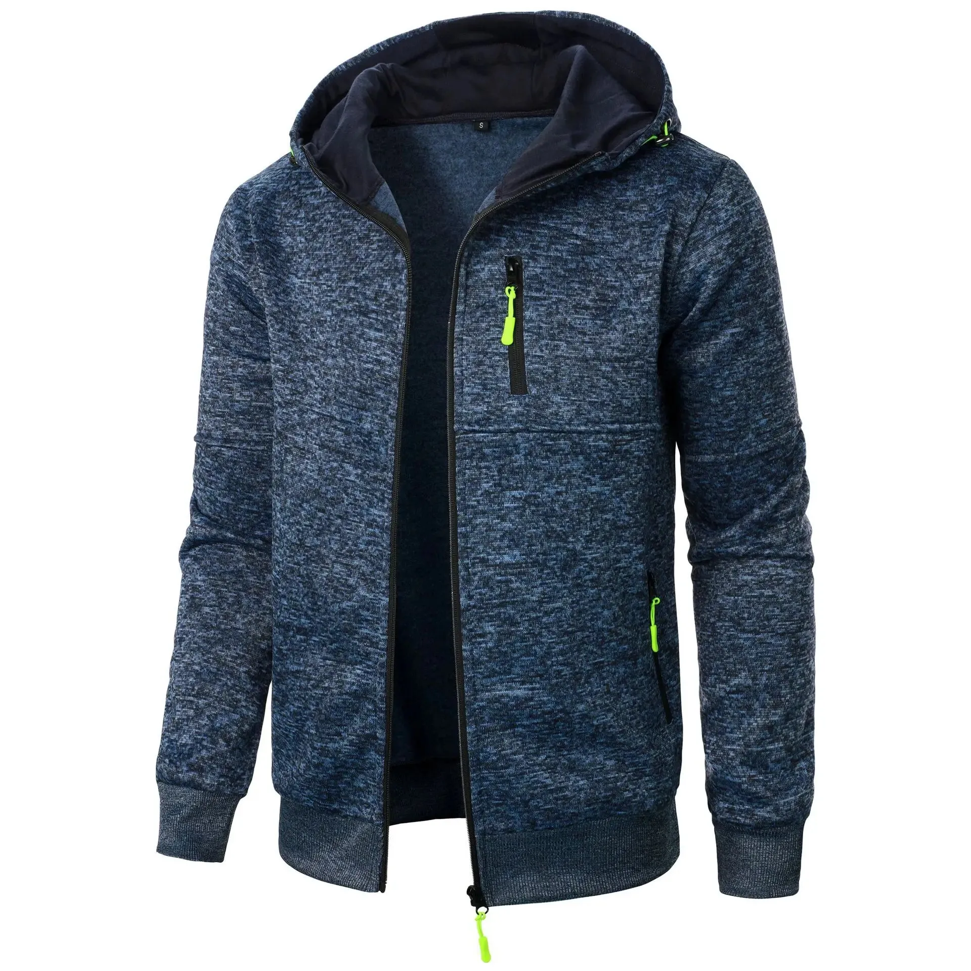 Lightweight and Breathable Zip up Hoodie with Zipper Pockets