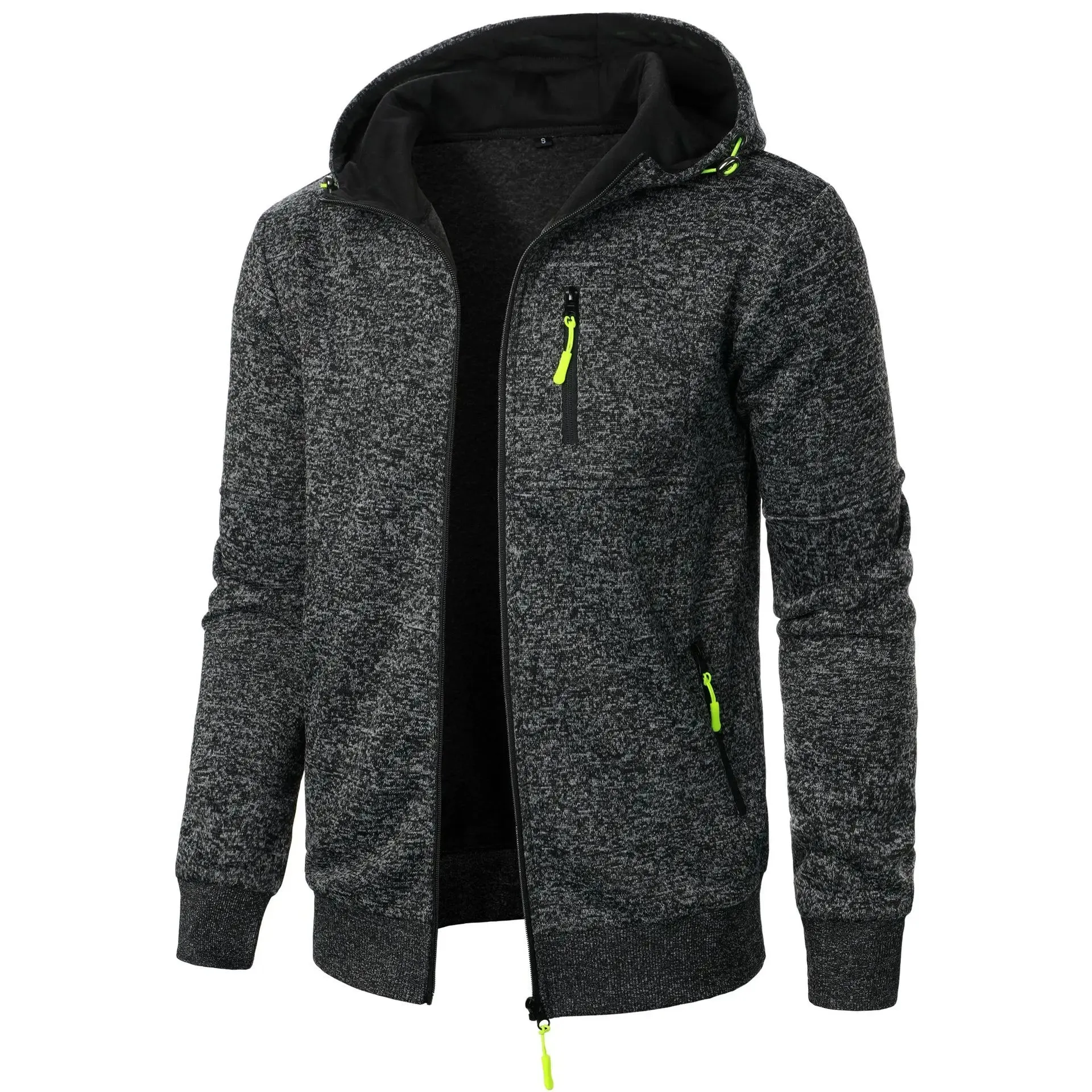 Lightweight and Breathable Zip up Hoodie with Zipper Pockets
