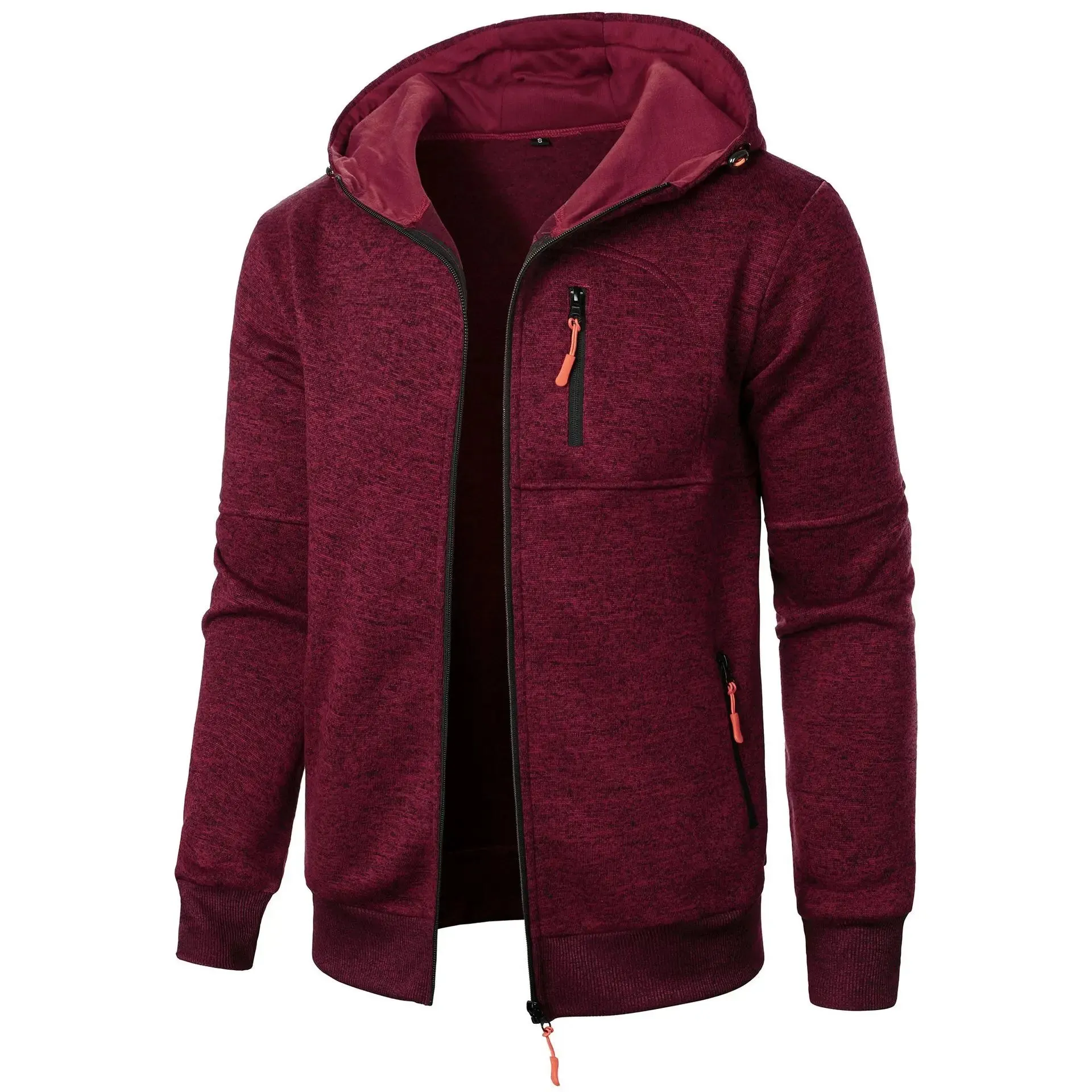 Lightweight and Breathable Zip up Hoodie with Zipper Pockets