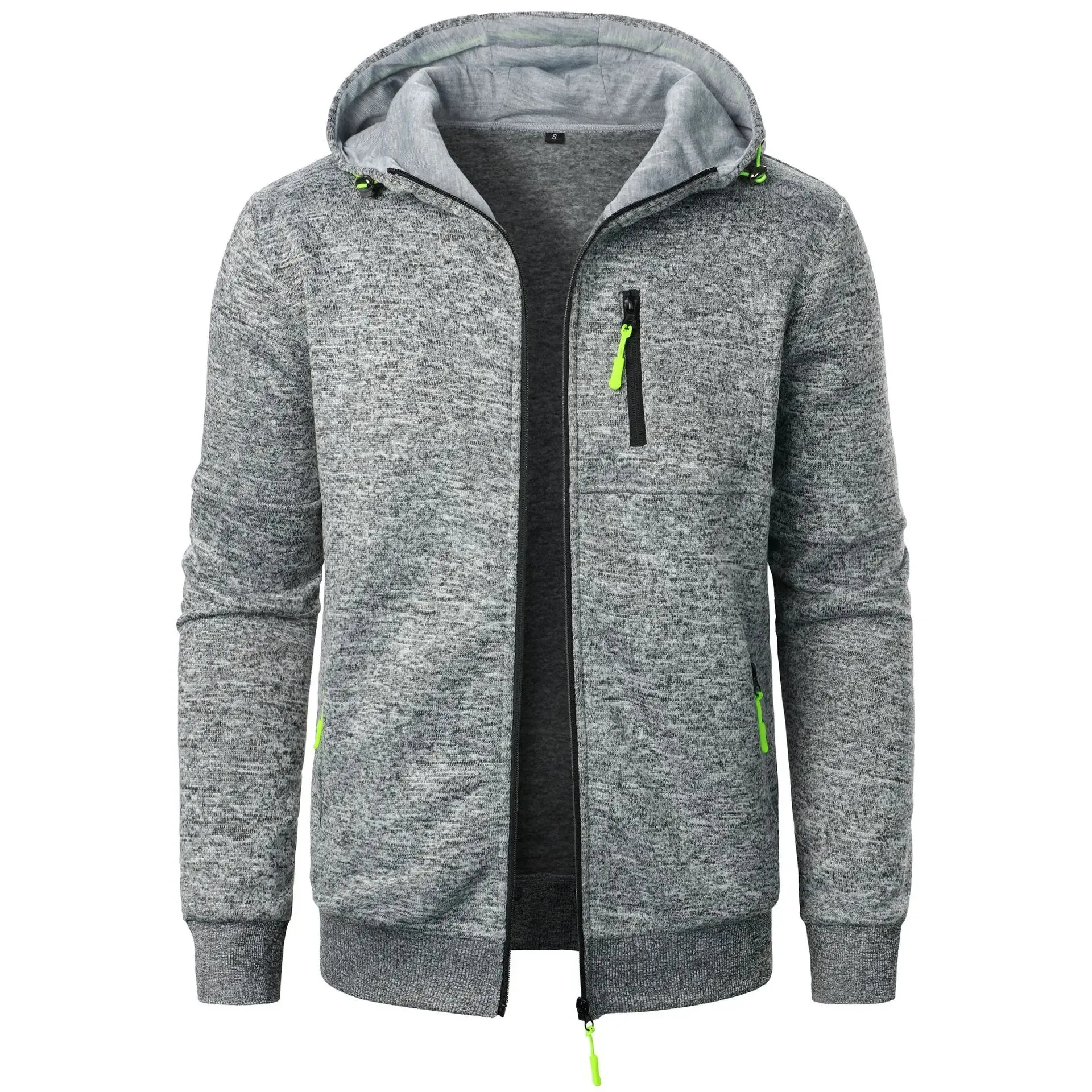 Lightweight and Breathable Zip up Hoodie with Zipper Pockets