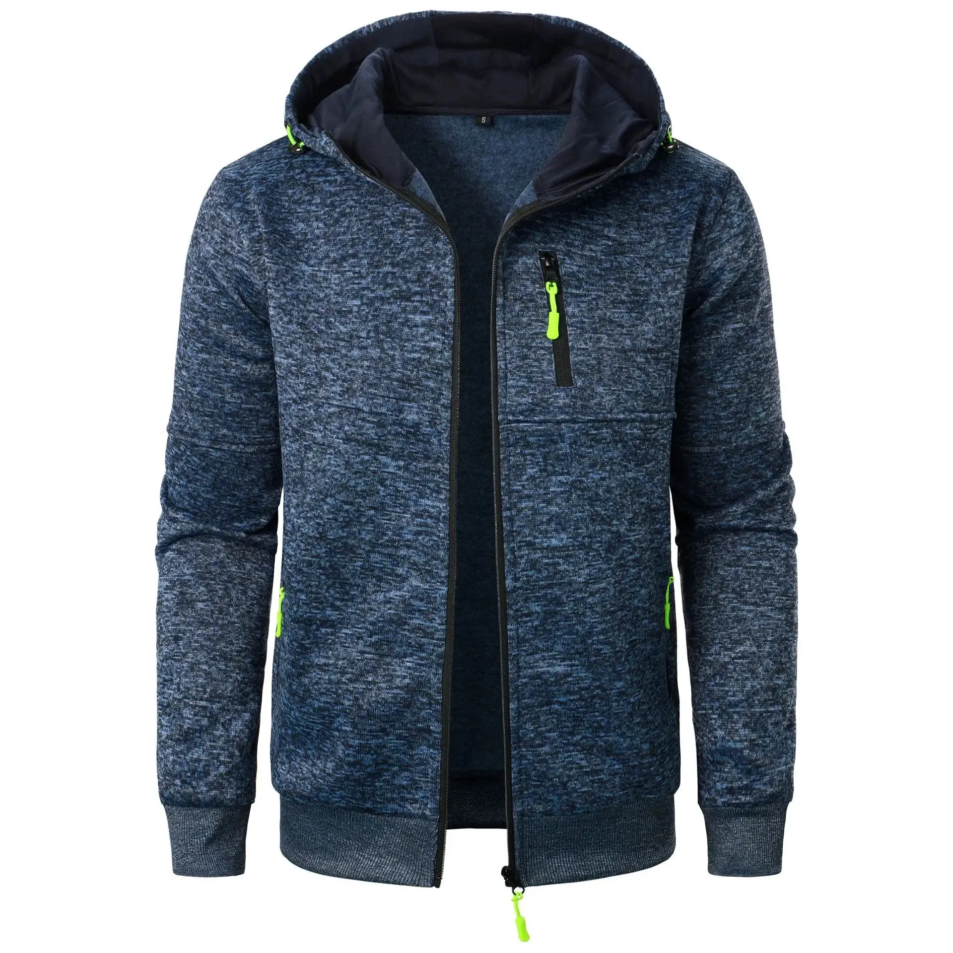 Lightweight and Breathable Zip up Hoodie with Zipper Pockets