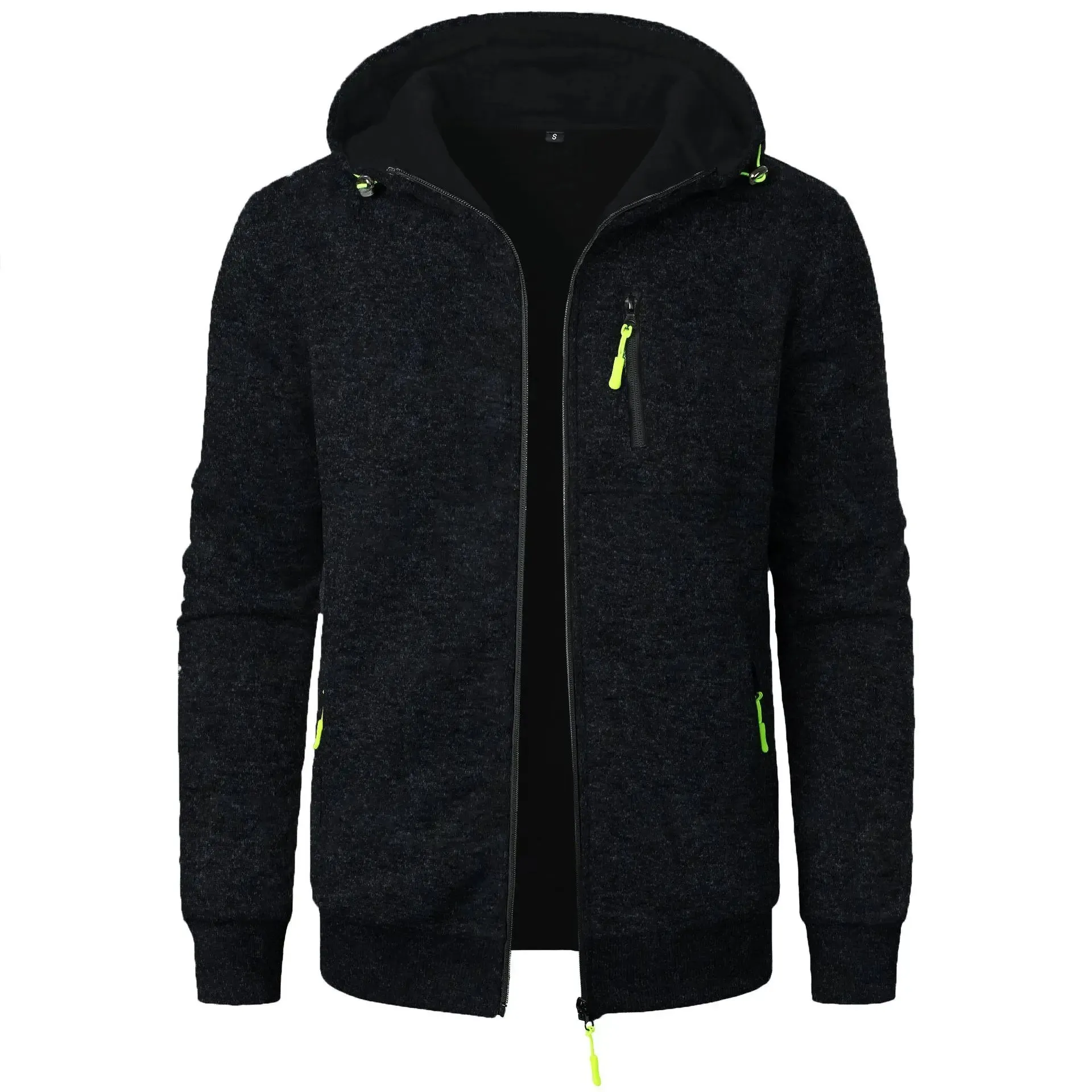 Lightweight and Breathable Zip up Hoodie with Zipper Pockets