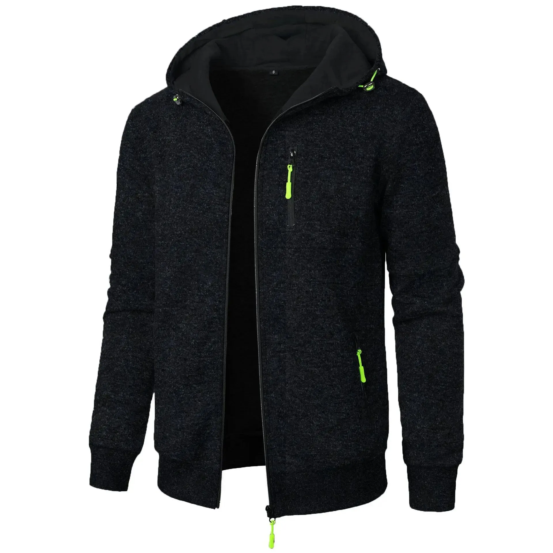 Lightweight and Breathable Zip up Hoodie with Zipper Pockets