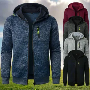Lightweight and Breathable Zip up Hoodie with Zipper Pockets