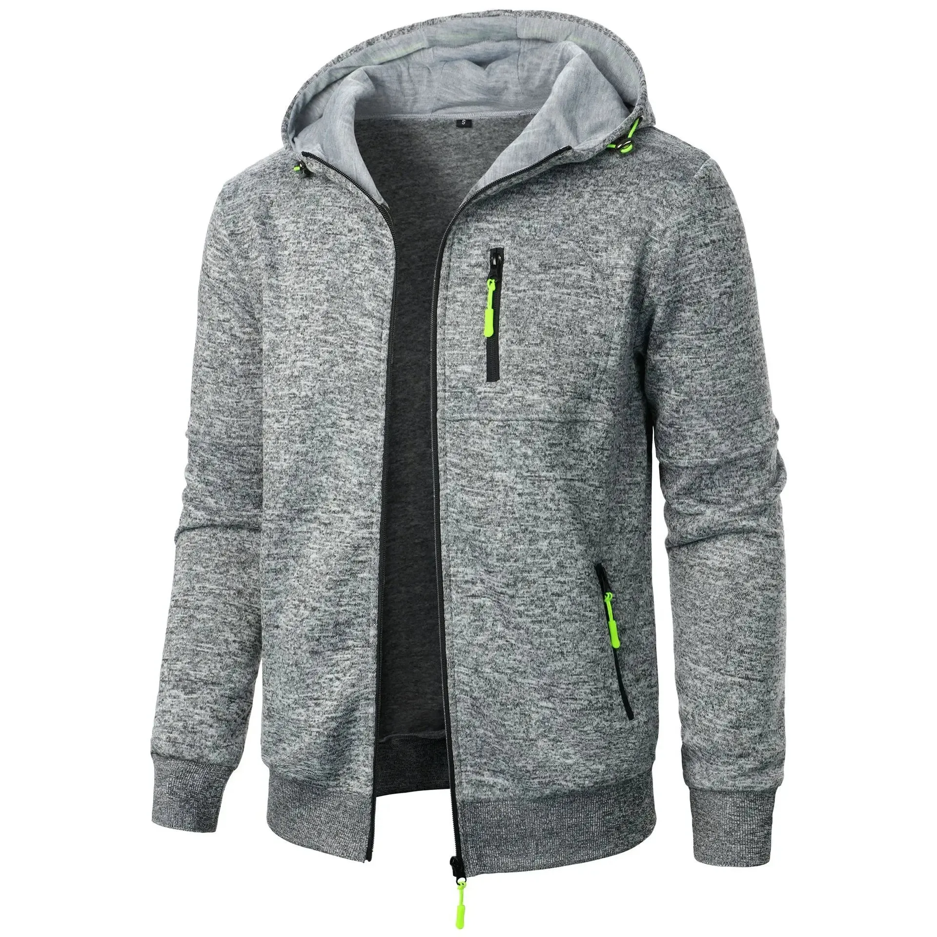 Lightweight and Breathable Zip up Hoodie with Zipper Pockets