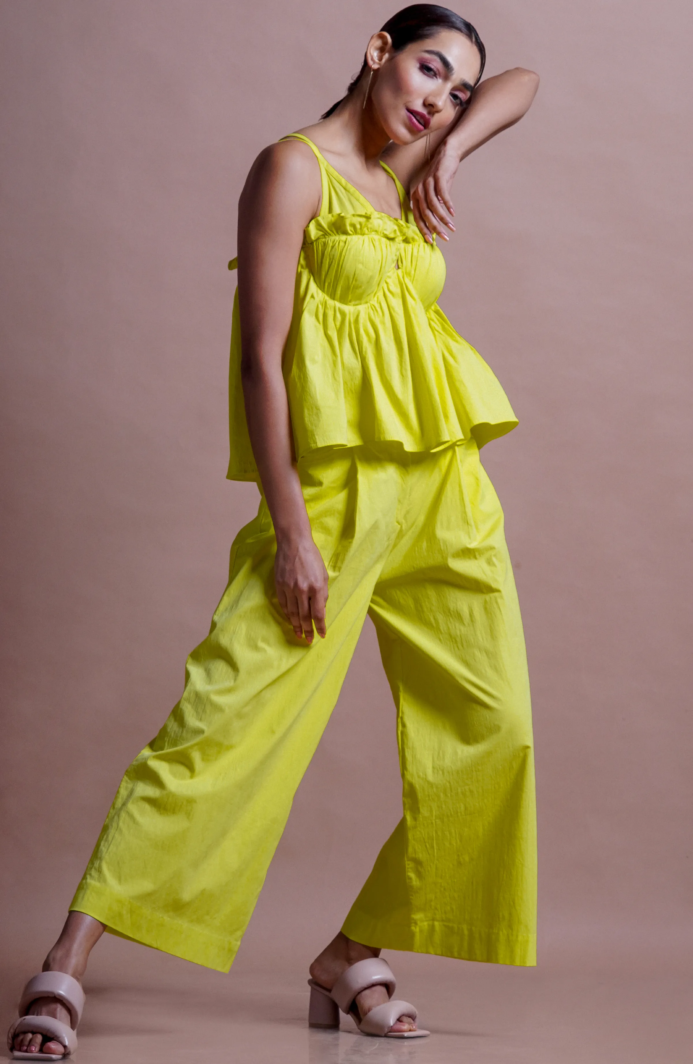 LIME GRANADILLA BANDEAU CO-ORD