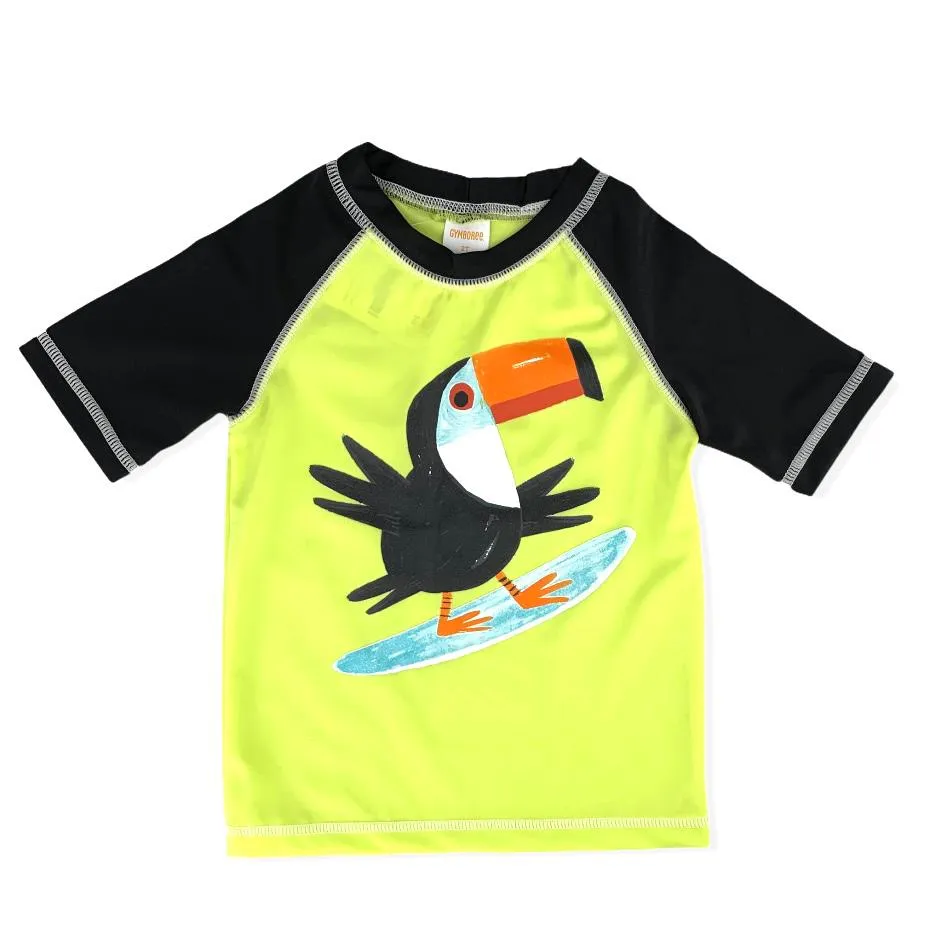 Little Boy Tucan Rash Guard Swimwear
