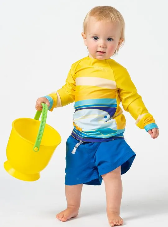 Little Yellow Kombie Kids Rash Top