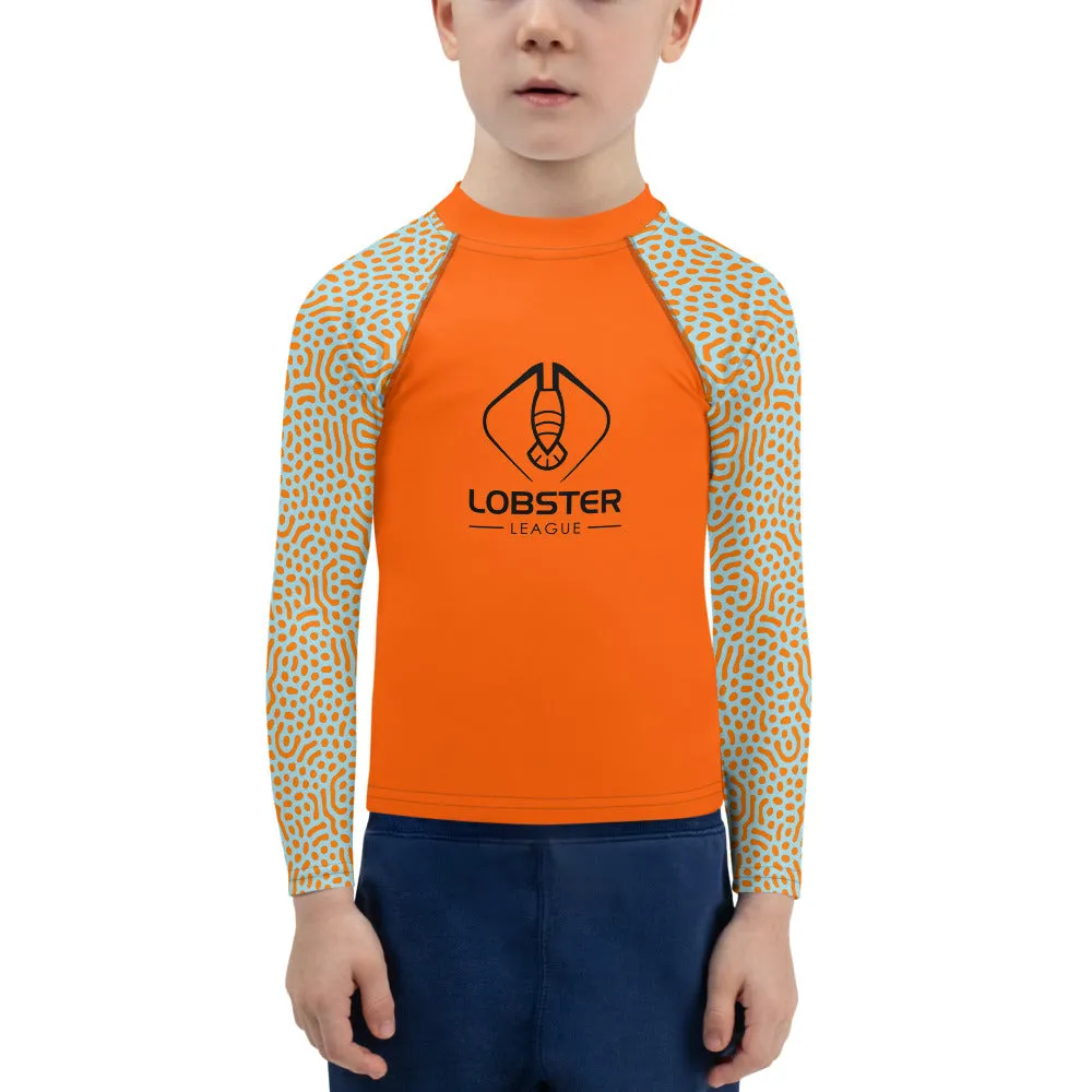 Lobster League Kids (Boys) Diver's Guard HIGH VISIBILITY (Orange/Light Blue)