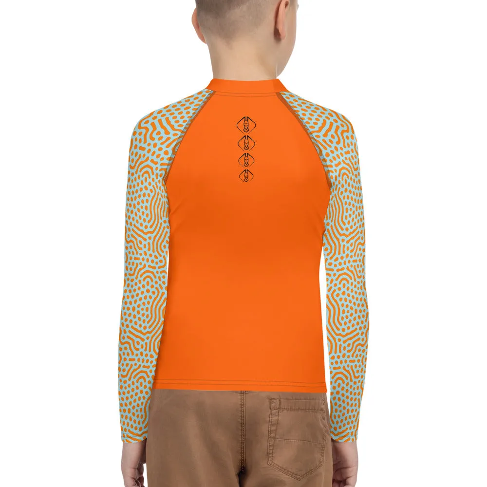 Lobster League Youth Diver's Guard HIGH VISIBILITY (Orange/Light Blue)