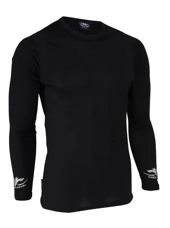 Long Sleeve Thermal Black by Game Gear