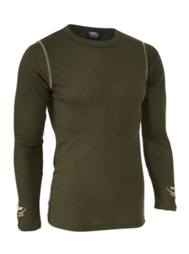 Long Sleeve Thermal Olive by Game Gear