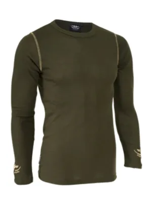 Long Sleeve Thermal Olive by Game Gear