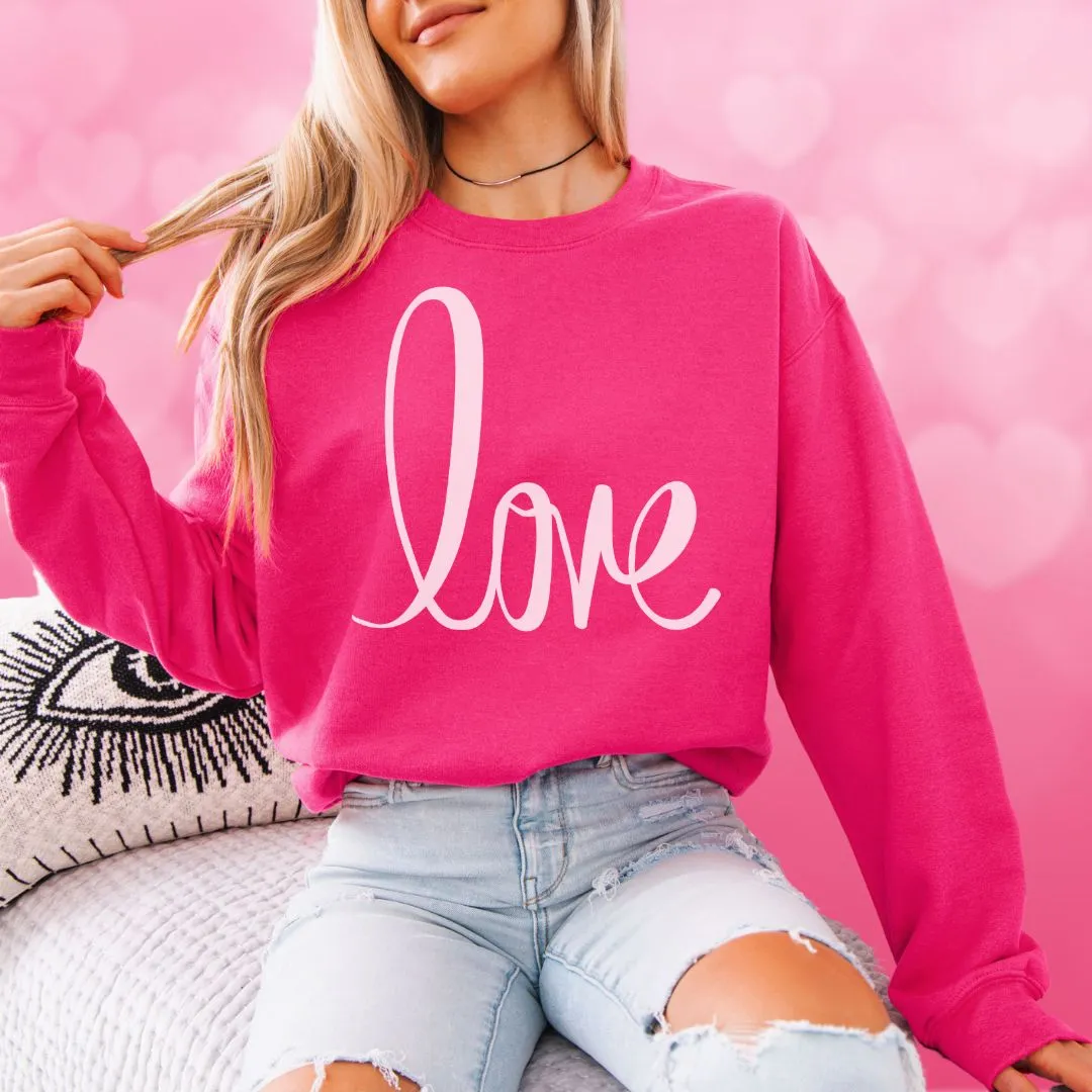 LOVE Vday Gildan Crewneck Sweatshirt