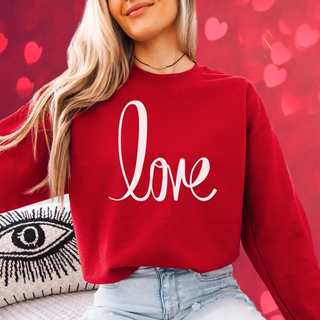 LOVE Vday Gildan Crewneck Sweatshirt