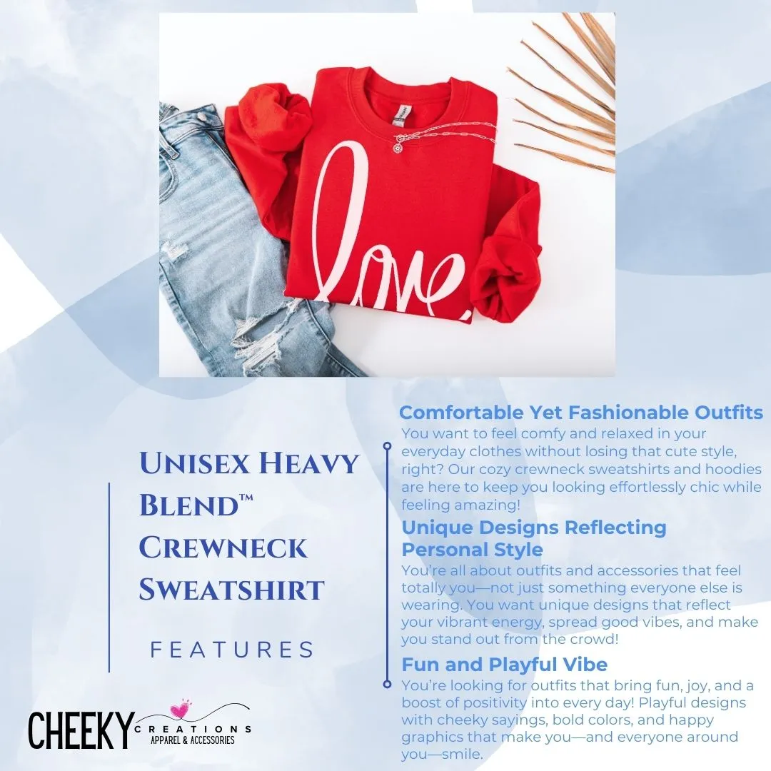 LOVE Vday Gildan Crewneck Sweatshirt