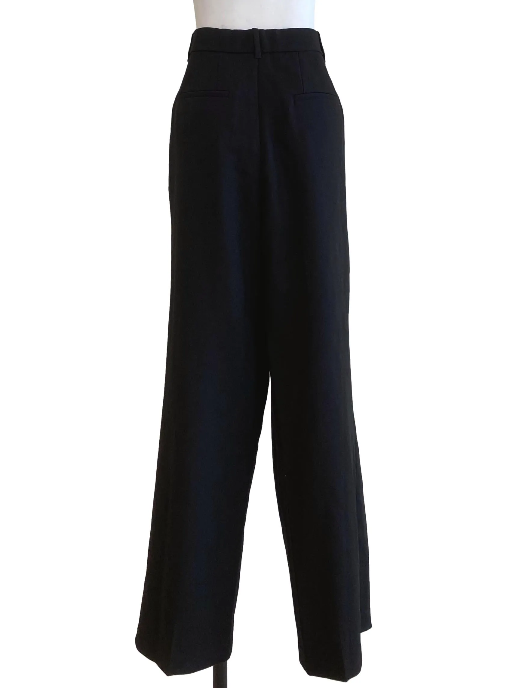Matte Black Wide Loose Pants LB