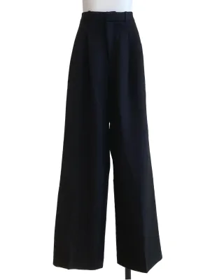 Matte Black Wide Loose Pants LB