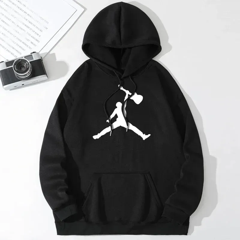Men's and women's hoodies, pullovers, sports shirts, fun brands, printed sports, street wear, casual sports, spring and autumn h
