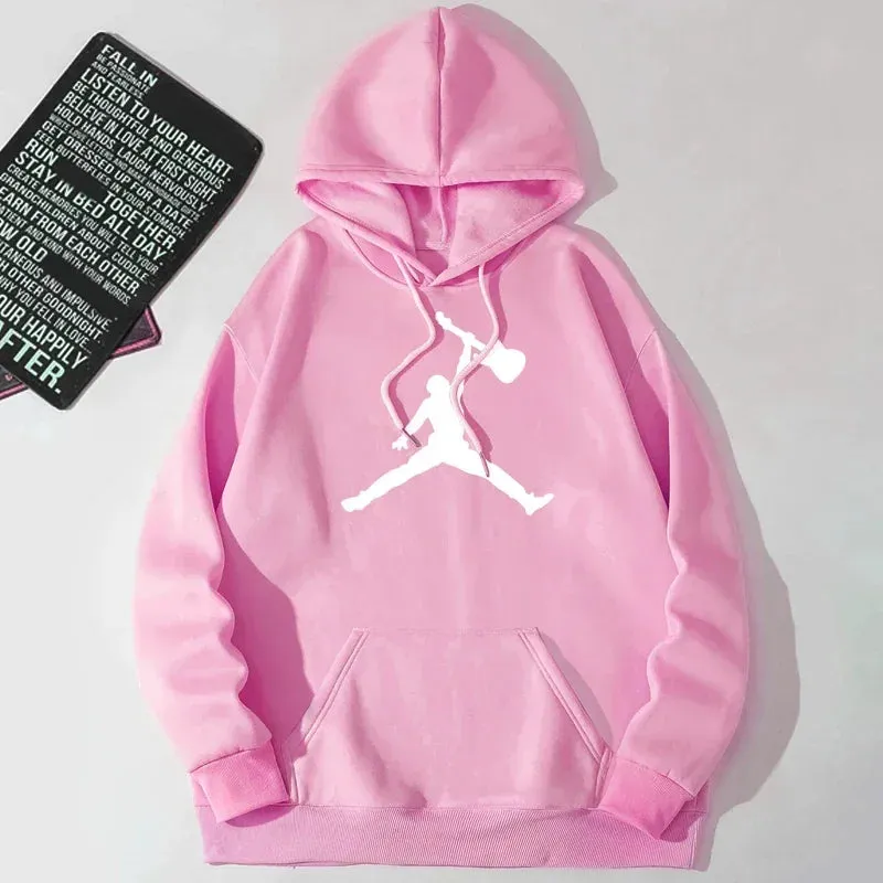 Men's and women's hoodies, pullovers, sports shirts, fun brands, printed sports, street wear, casual sports, spring and autumn h