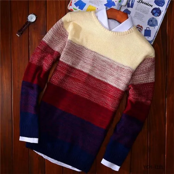 Men's Bright Colored Pullover
