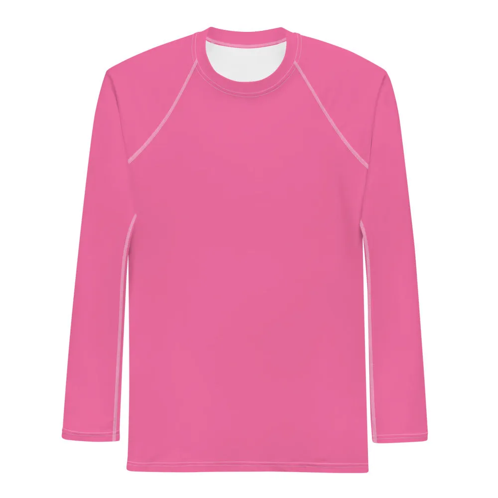 Men's Pink Rash Guard