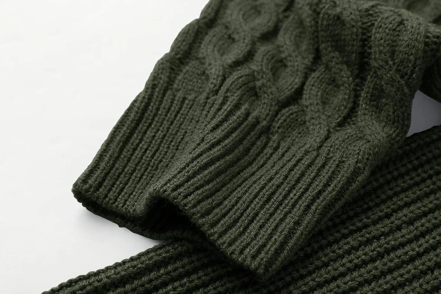 Men's Pullover Sweater Winter Ribbed Knitted Color Block Comfort Stylish Twisted Long Sleeve Sweaters