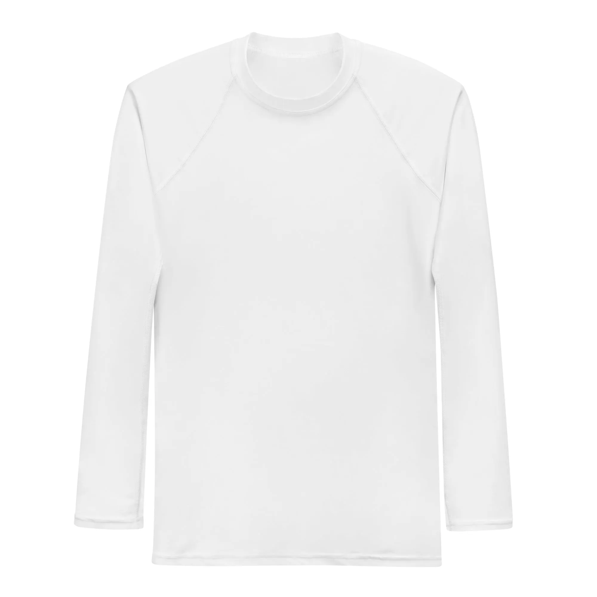 Men's White Rash Guard
