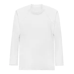 Men's White Rash Guard