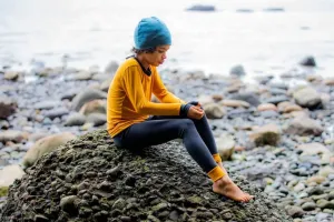 Merino Kids Thermals Pant -  Marigold