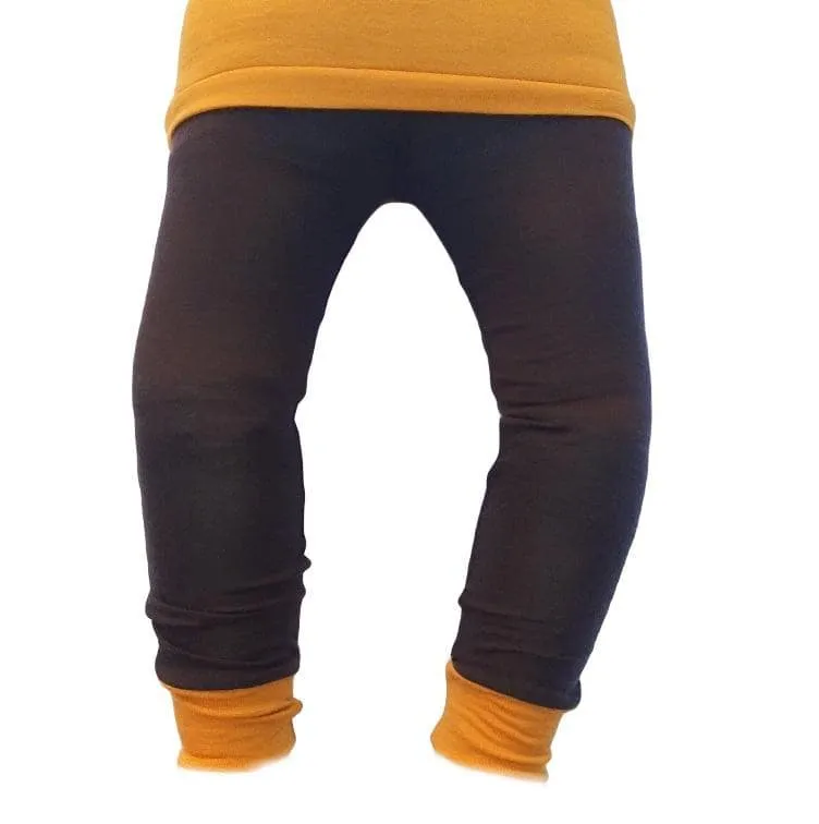Merino Kids Thermals Pant -  Marigold