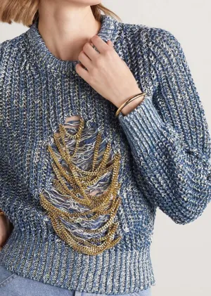 METAL CHAIN SWEATER