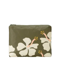 Mid Pouch - Mo'orea Sand Dollar/Olive